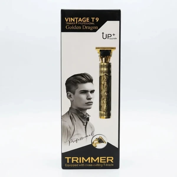 Professional T9 Hair & Beard Trimmer | Cordless USB Rechargeable | Plastic Body | Dragon Design