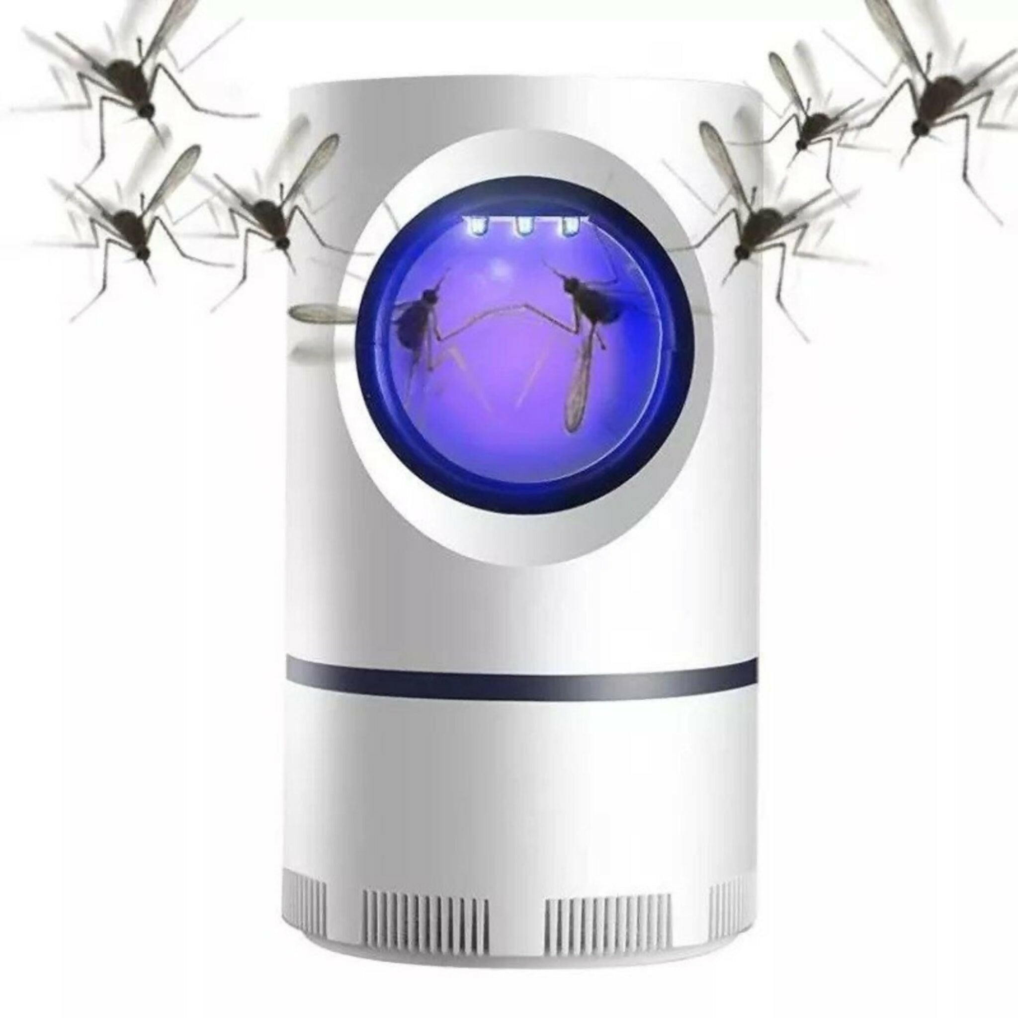 Mosquito Killer Lamp Electric Shocker Round with Charger