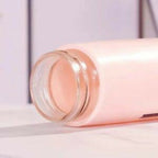 BPA Free Glass Water Bottle | 400ml Portable Tumbler | With Protective Plastic Shell | For School, Gym, Home & Office (Random colour)