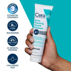 CeraVe Acne Foaming Cream Cleanser – 4% Benzoyl Peroxide Treatment