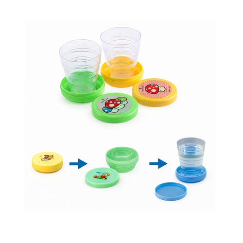Magic Cup, Portable Collapsible, Foldable Drinking Mug for Kids