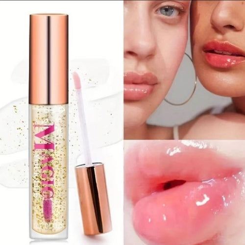 Magic Glossy Lip Oil Color Changing Hydrating Lip Gloss Non Sticky Shine - 3Pcs