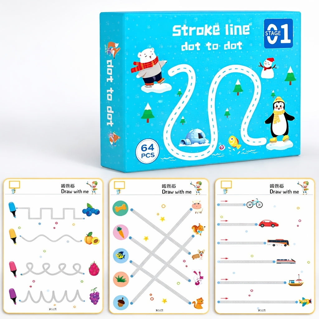 Magical Tracing Workbook, Reusable Writing Practice Book, for Kids