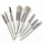 Makeup Brushes, Cute Compact Beauty Brush - Set of 8 Pieces