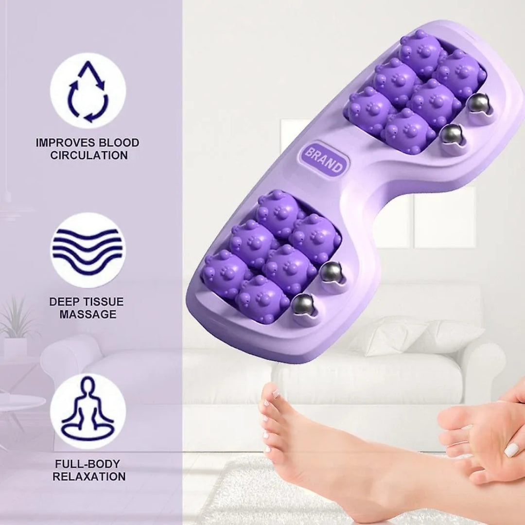 Manual Foot Roller Massager,  Accupressure Stress Relief Tool for Feet and Legs