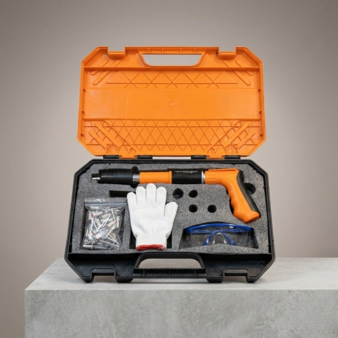 Manual concrete nail gun