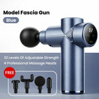 Massage Gun, High Power Muscle, with 4 Interchangeable Heads