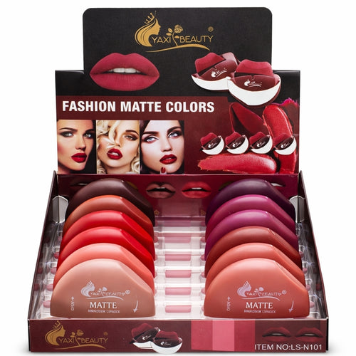 Matte Cream Lipstick Velvety Finish Long Lasting Lip Color