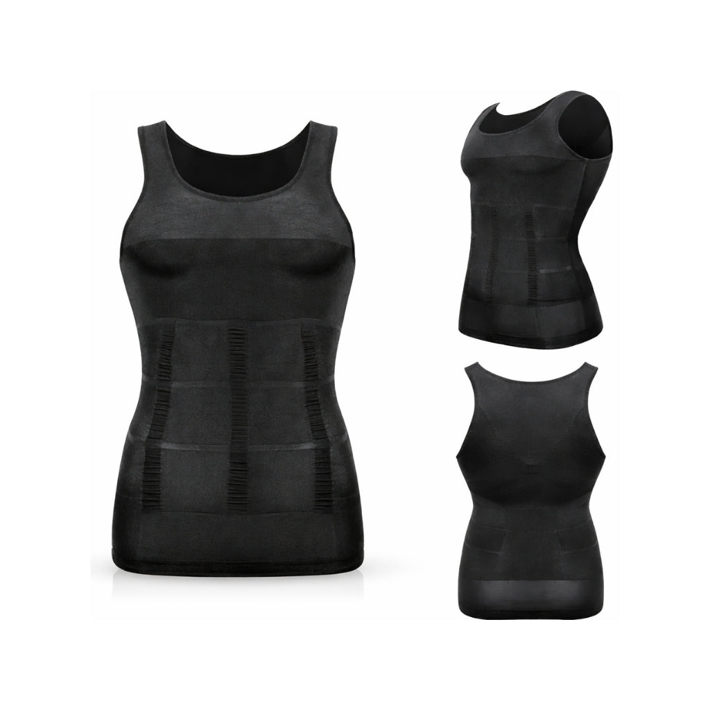 Men Slimming Compression Vest Body Shaper Sleeveless Fit Shirt