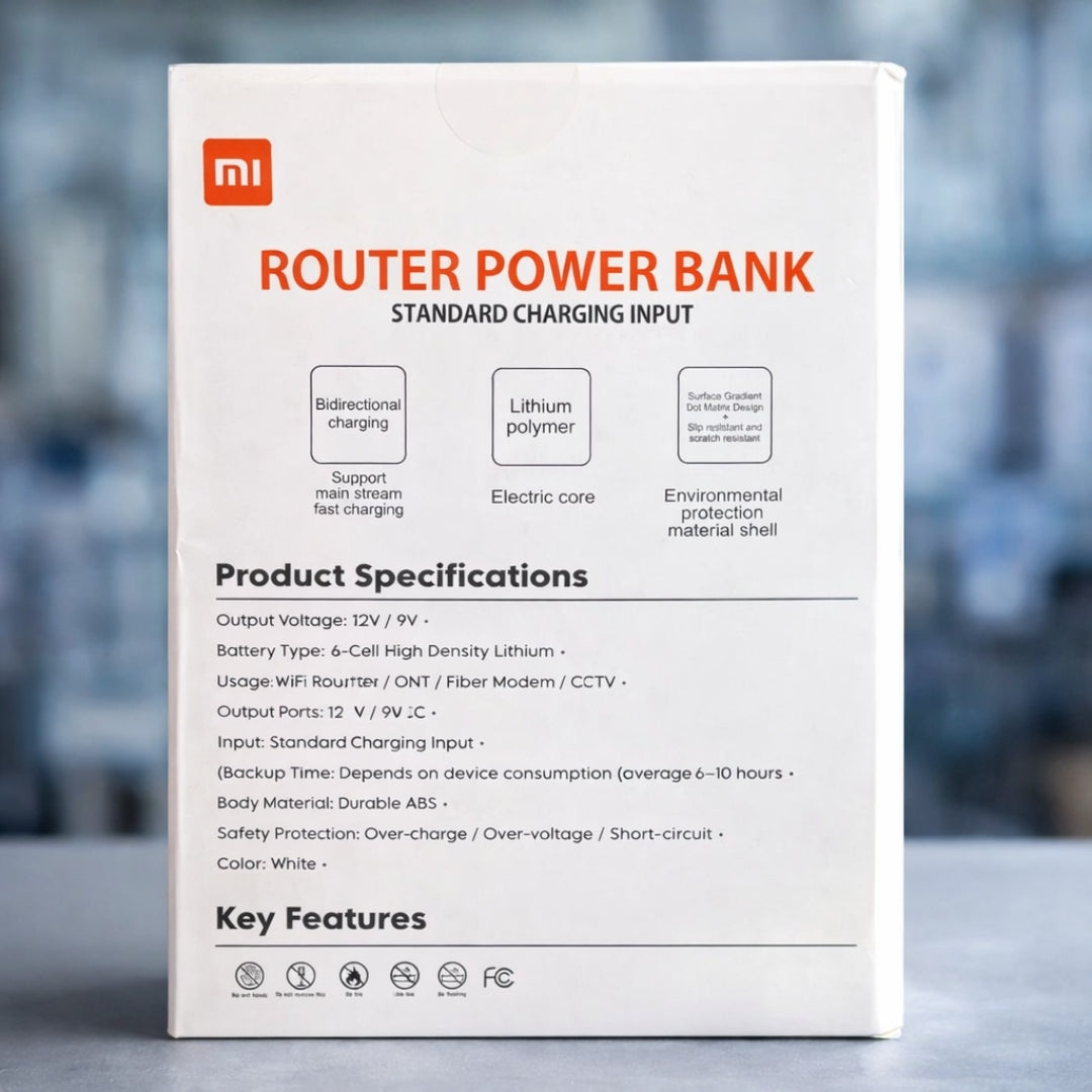 Mi Router Power Bank UPS for WiFi Routers