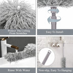Microfiber Duster with Extension Pole Telescopic Cleaning Brush