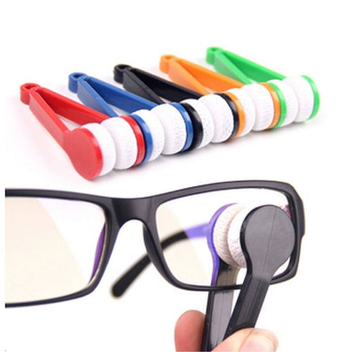 Mini Microfiber Eyeglasses Cleaner Pocket Size Tool