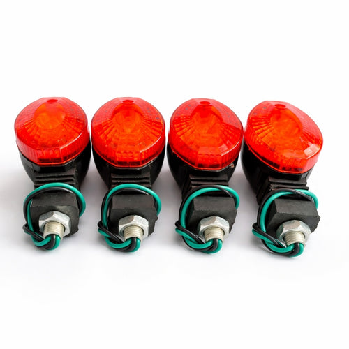 Mini Motorcycle Indicator Lights, Flexible Bike Turn Signals