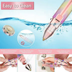 2-in-1 Electric Eyebrow Trimmer & Facial Hair Remover for Women | Rechargeable Painless Hair Shaver