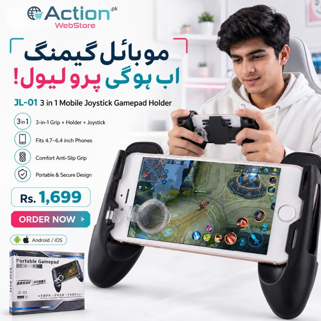Mobile Game Handle Grip Holder for Phones