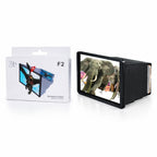 Mobile Screen Magnifier, F2 Portable HD Video Enlarger for Smartphones
