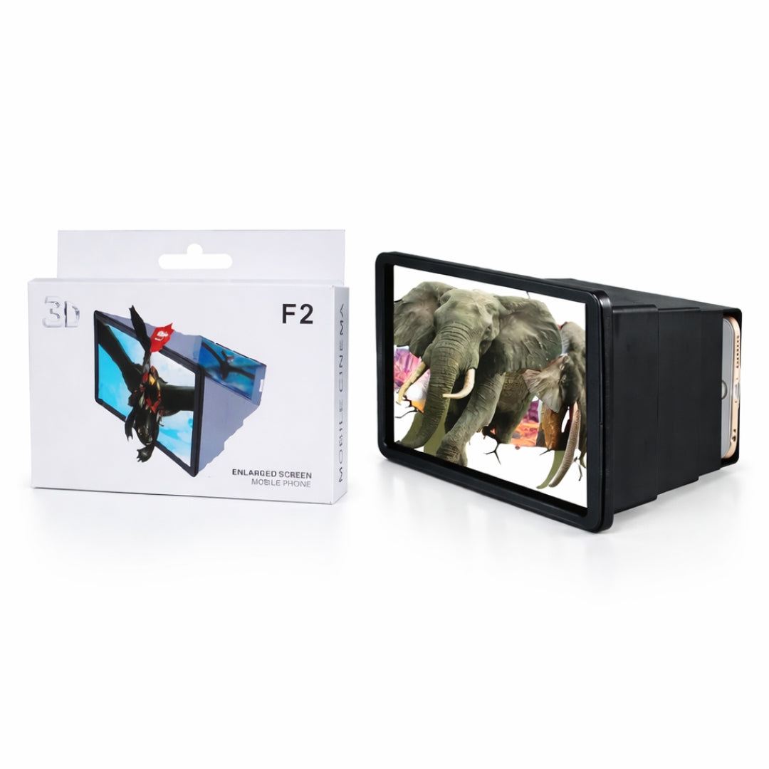 Mobile Screen Magnifier, F2 Portable HD Video Enlarger for Smartphones