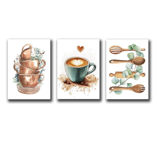 Modern Home Decor Wall Art Frame - Set of 3