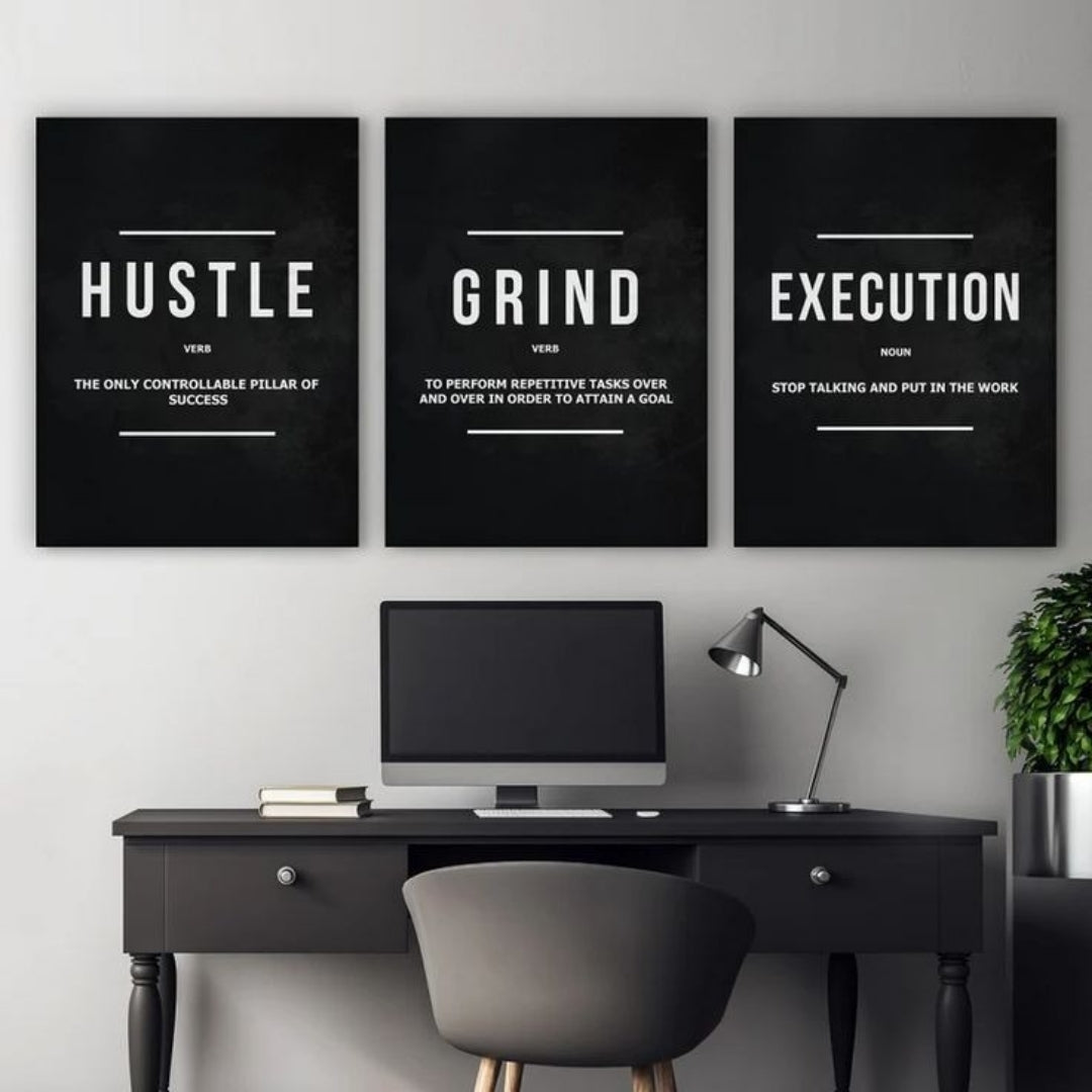 Modern Sticky Canvas Wall Art Frames for Home Décor