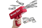 Money Gun Cash Cannon Toy with LED Lights Party Money Shooter
