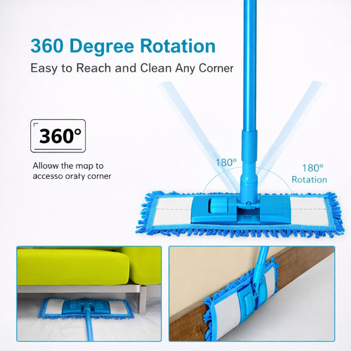 Mop, Floor Cleaner Home Cleaning Supply for Wet and Dry Floor Cleaning