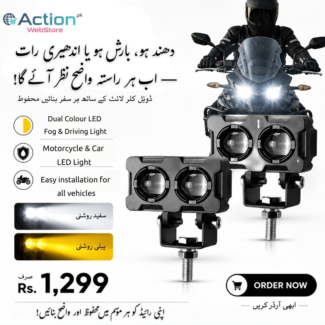Motorcycle LED fog light