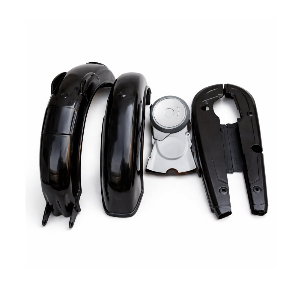 Motorcycle Plastic Mudguard Chain Cover and Engine Side Cover Set