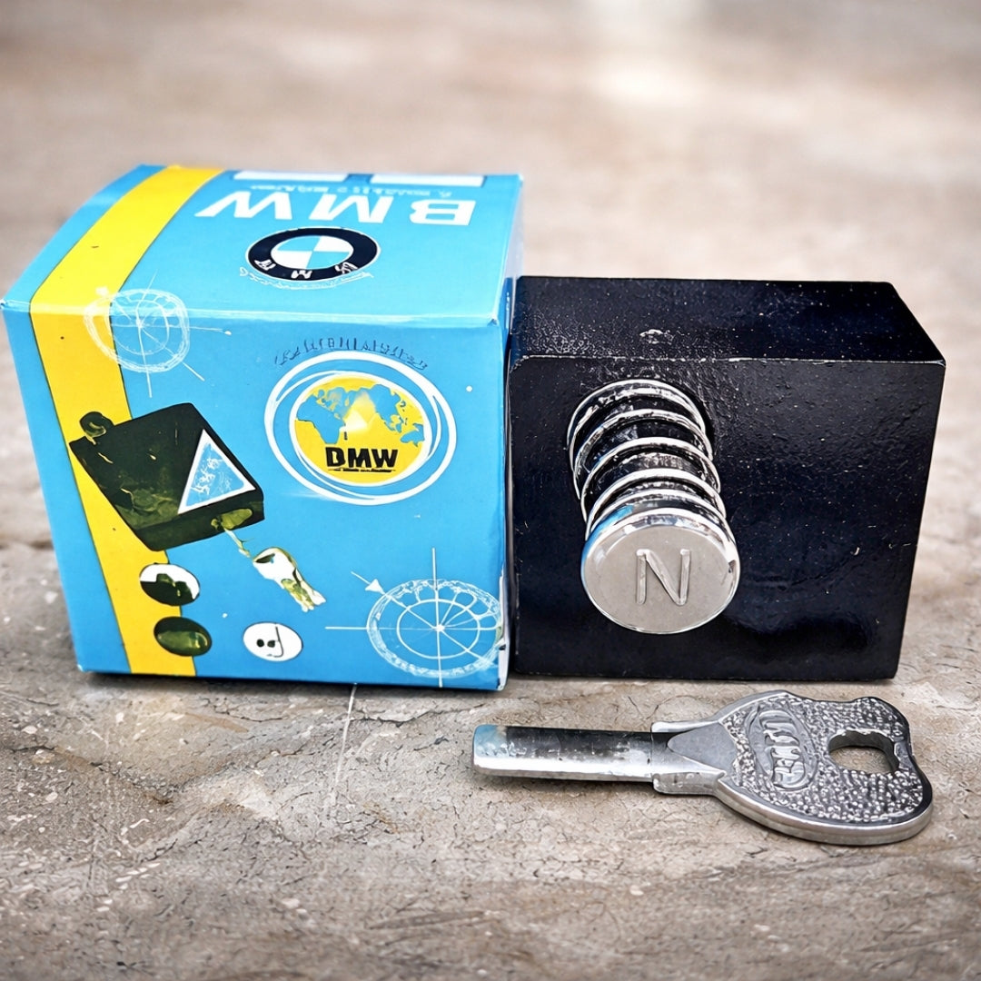 Motorcycle Push Handle Safety Lock with L Key Easy Install