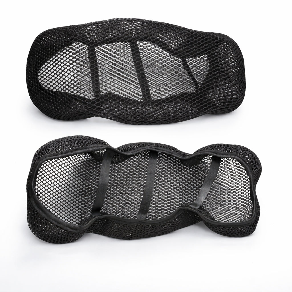 Motorcycle Seat, Breathable Cover Mesh Fabric Cushion for Bike Scooter