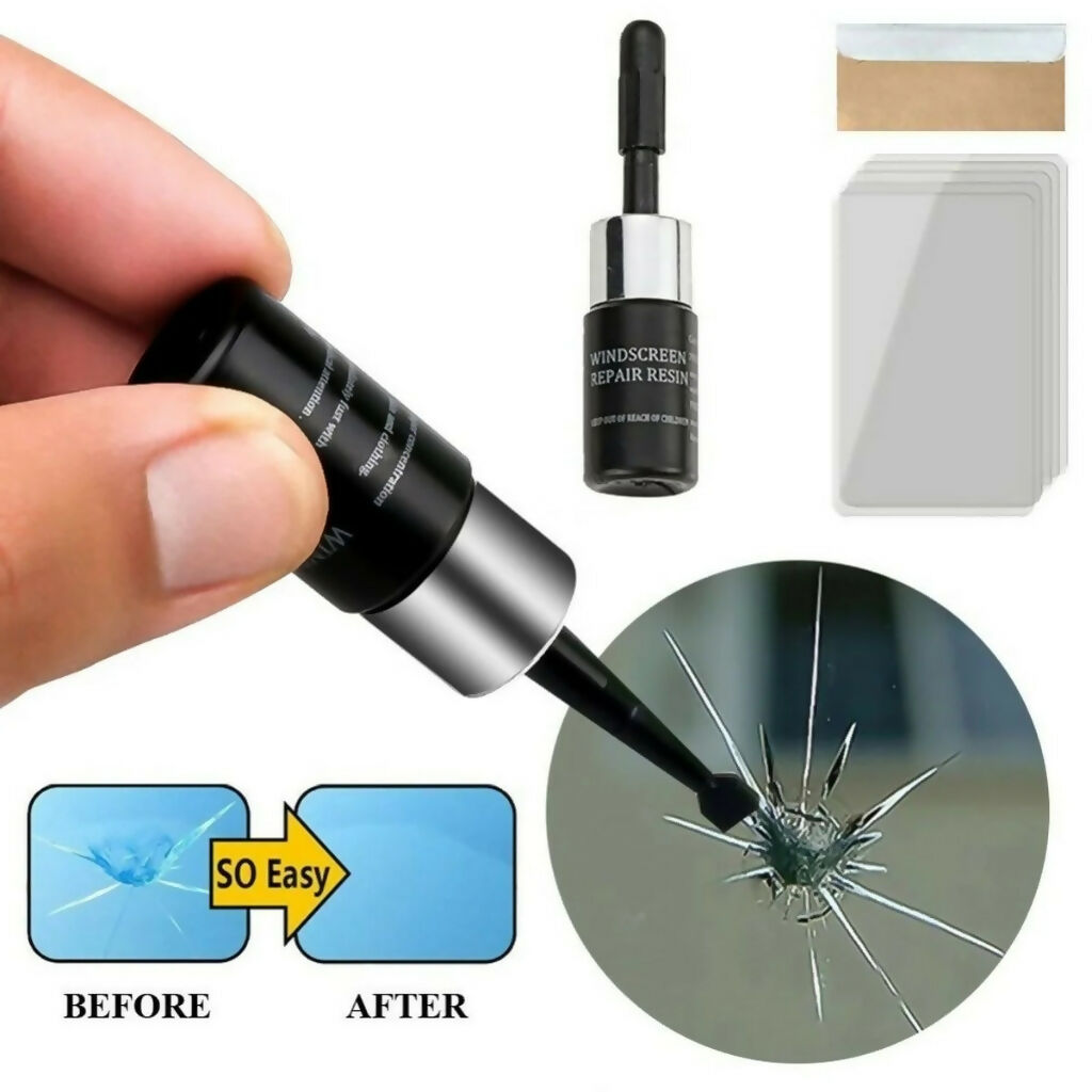 Glass Crack Nano Repair Fluid, Quick & Easy, for Car Windshield Repair