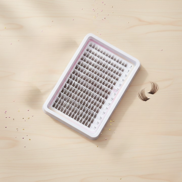 Pre-Glued Wispy Eyelash Clusters – DIY Eyelash