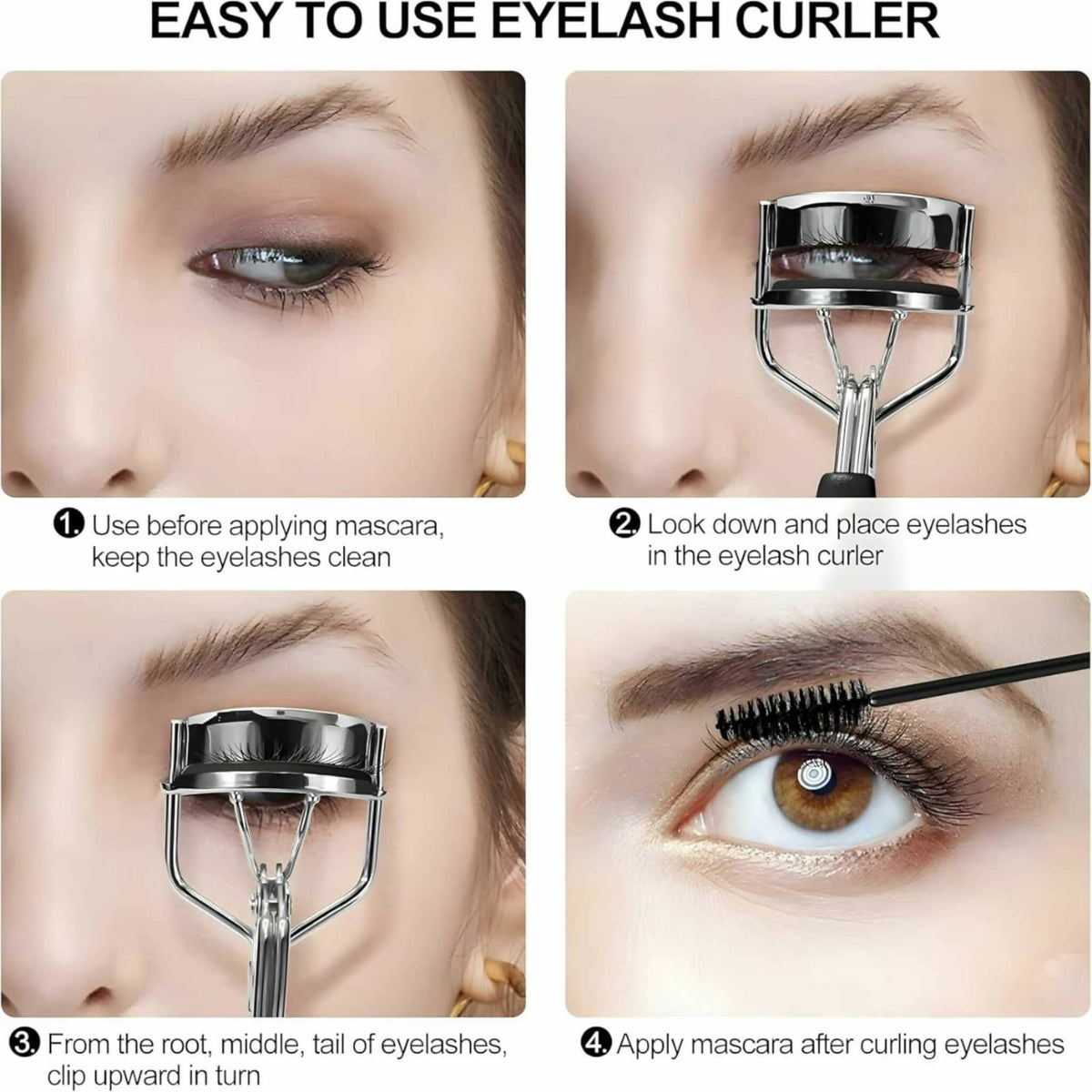 Professional Eye Lash Curler - Cosmetic Product Designed For Eye Care And Daily Makeup Routine (Random Color)