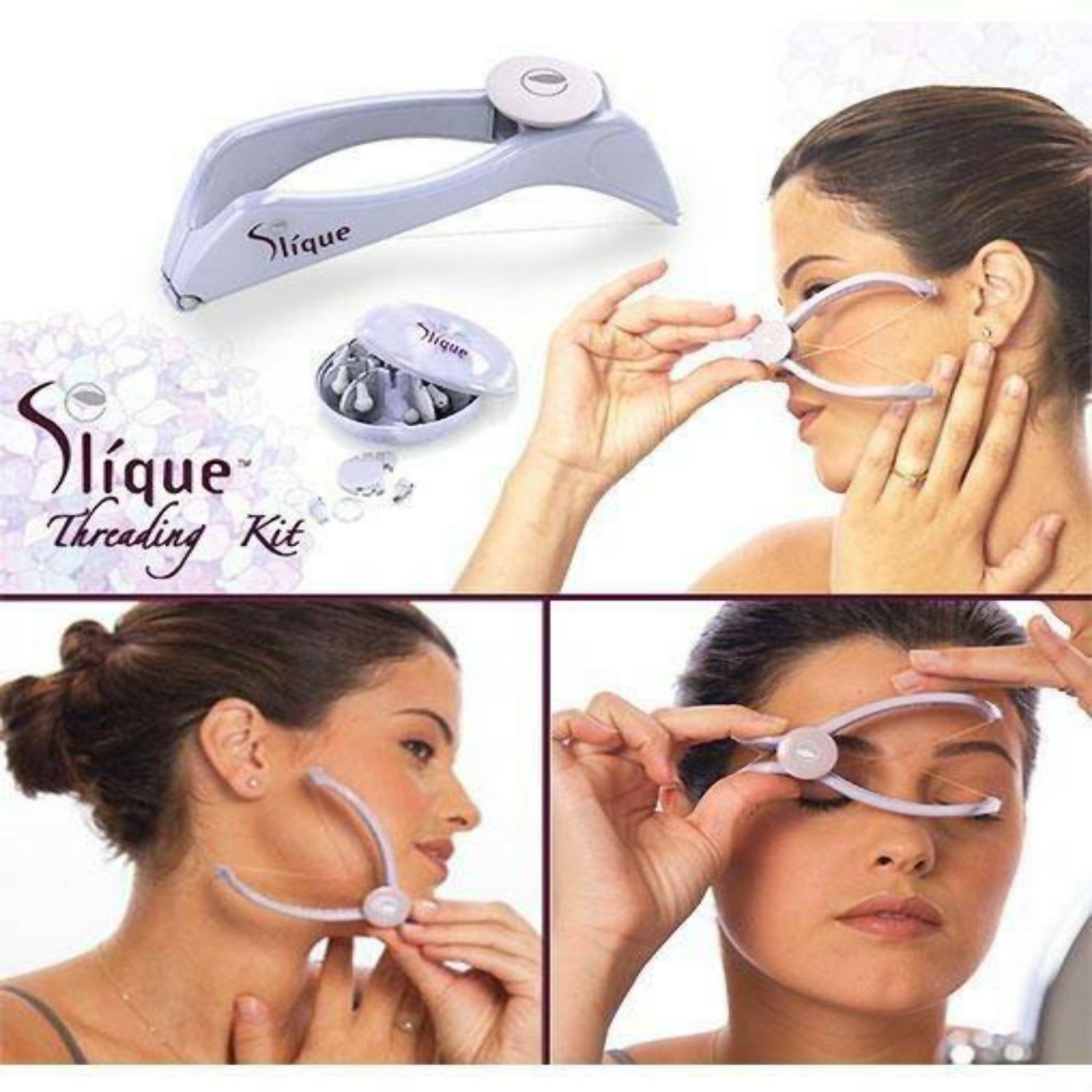 Sildne Hair Threading Machine for Women – Eyebrow & Facial Hair Remover Threader Tool