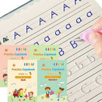 Magic Practice Copybook 4 BOOKS Magic Book For Montessori Children Tracing Handwriting First Learning Books For Kids Preschool
