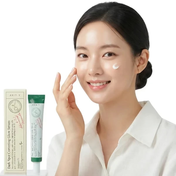 AXIS-Y Dark Spot Correcting Glow Serum | Korean Brightening Serum with 5% Niacinamide & Squalane | Helps Reduce Dark Spots & Acne Marks | 50ml