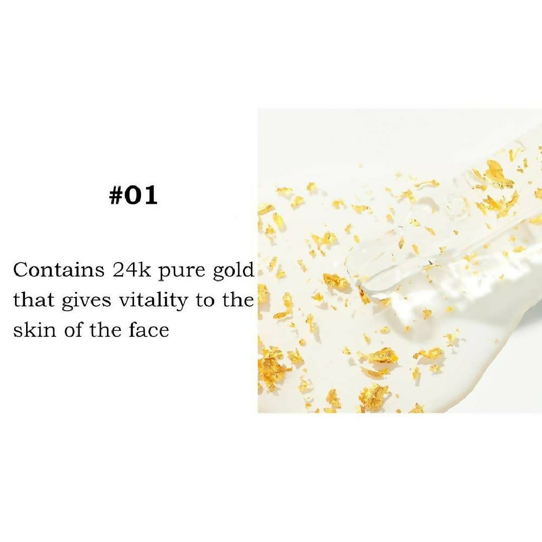 24K Goldzan Facial Serum Ampoule Pure Gold 999 Maison De Nature 100 Ml Made In Korea