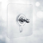 Pack of 10 Heavy-Duty Self-Adhesive Wall Hooks – Transparent Waterproof No-Drill Hooks for Home & Kitchen