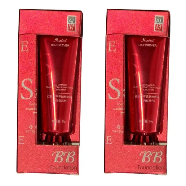 BB Waterproof Liquid Foundation | Full Coverage, Matte Finish, Long-Lasting, Oil-Control | 30g