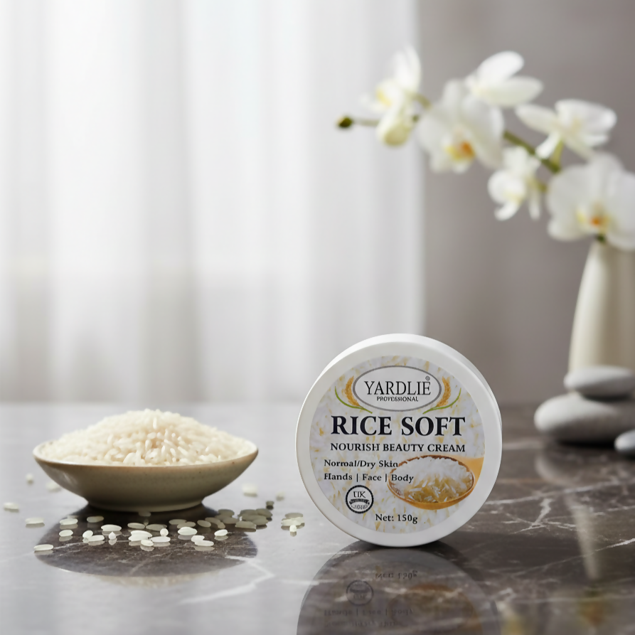 Yardlie Professional Rice Soft Nourish Beauty Cream Gentle Hydration Brightening Care - 150g
