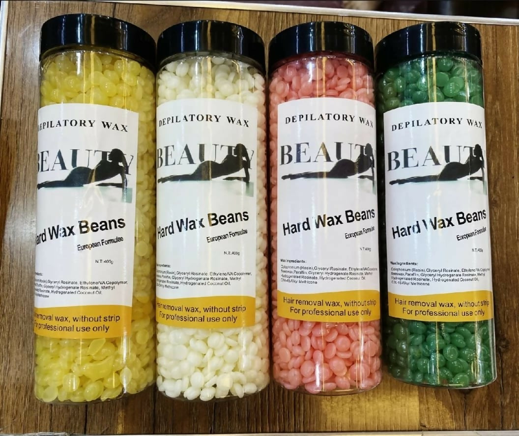 Finger Wax Hard Wax Beans For Hair Removal Pack Painless Quick Melting Easy Application – 400g (Random Color)