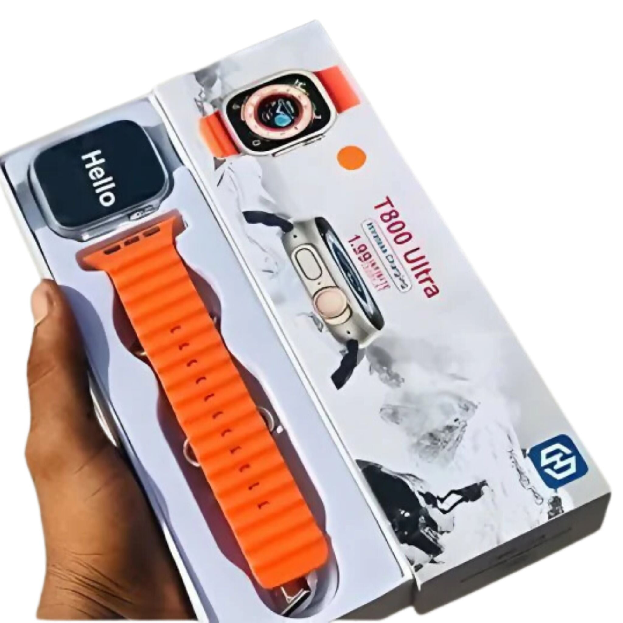 Smartwatch T800 Ultra, Sports Tracking Series compatible with Wireless Charging