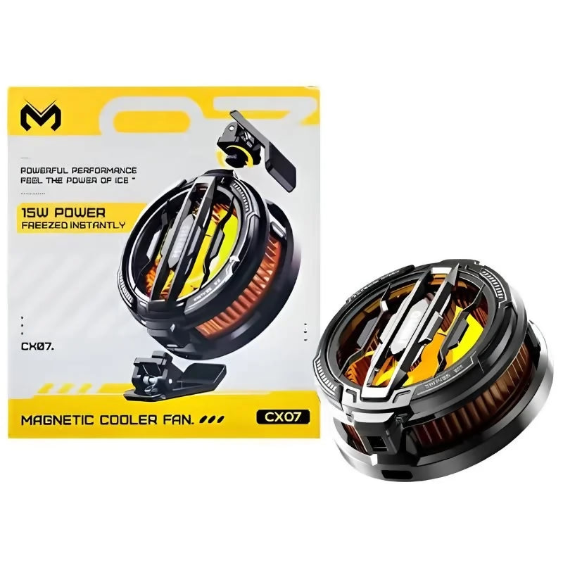 MEMO CX07 Mobile Cooling Fan 15W | Semiconductor Phone Cooler for Gaming | Magnetic Mobile Radiator for Android & iPhone