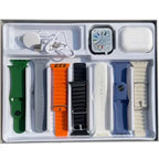 Crown S600 10+1 Ten Plus in One Smart Watch with Bluetooth Calling & Earbuds Set