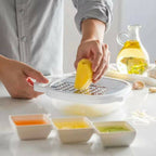 4-in-1 Multi-Function Vegetable Grater with Storage Box | Kitchen Slicer & Shredder