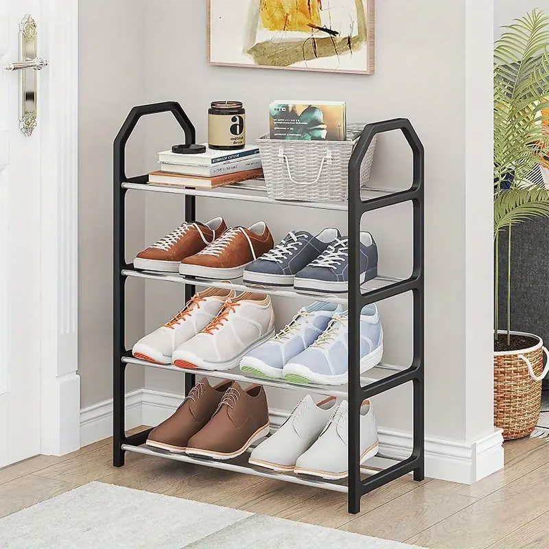 4-Layer Space-Saving Shoe Rack