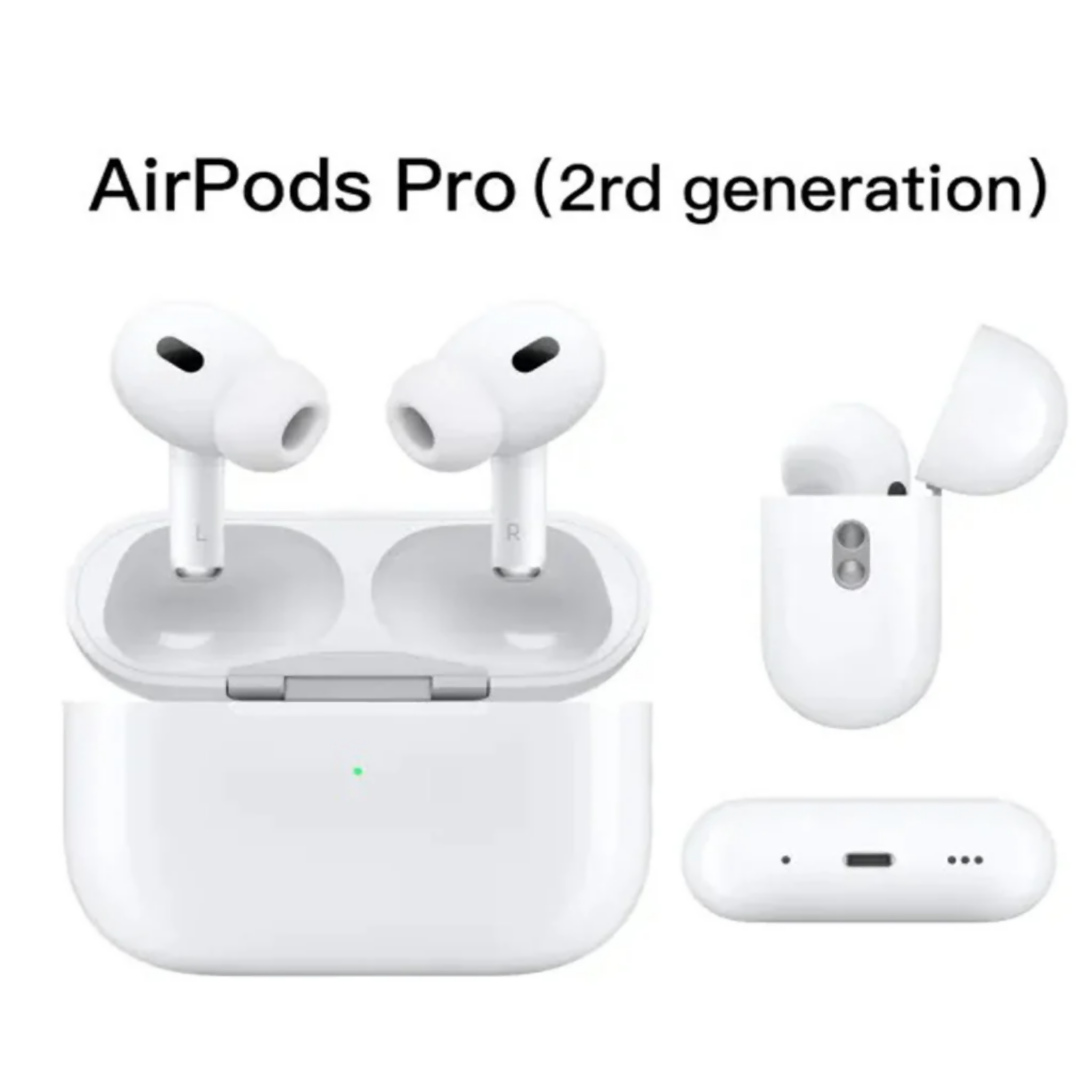 AirPods Pro, 2nd Generation Wireless, High Quality Bass & Sound