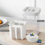 Multi-Purpose 1100ML Greek Yogurt Maker Hung Curd Strainer Box with Mesh Filter | Yogurt Maker