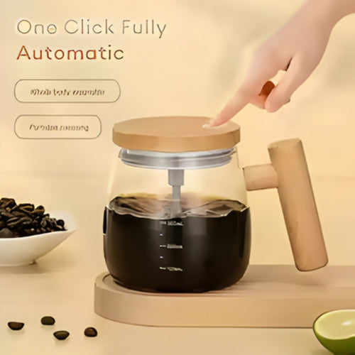 Self Stirring Coffee Mug, Electric One-Touch Mixer, Rechargeable Drinkware