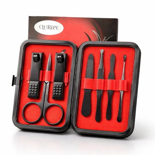 Nail Clipper, Professional Set with Leather Case for Hand Foot Care