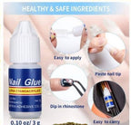 Strong Nail Glue, Nail Art, Decorations Artificial Nails - Pack of 5